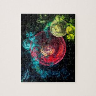Zirkel der abstrakten Kunstgalaxie Puzzle