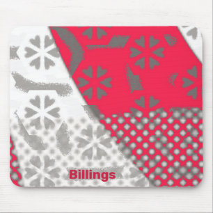 Zirkel der Liebe Herzdesign-Mandarine Mousepad