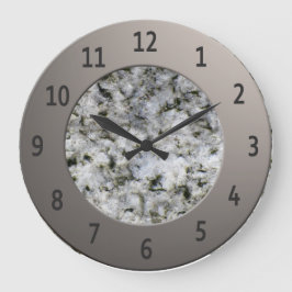 Zirkel der weißen Granitfelsen Große Wanduhr