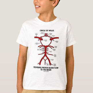 Zirkel des Willis, der ein angemessenes Blut-Flow- T-Shirt