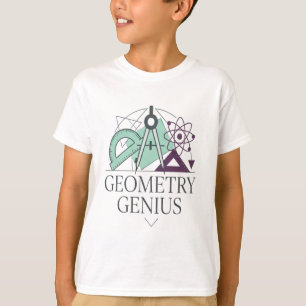 Zirkel Lineal Atom Kunst T-Shirt