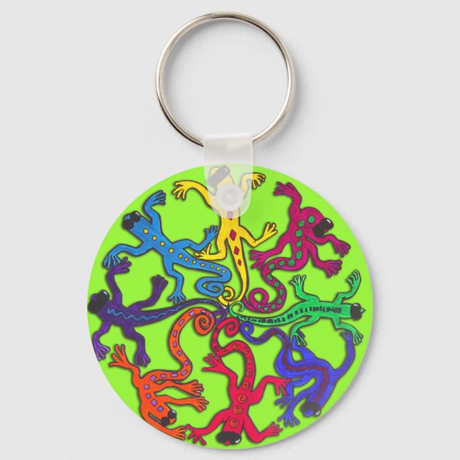Zirkel von Lizards Schlüsselanhänger (Vorderseite)