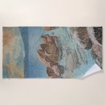 Zirkel von Stones Lake Tahoe Impressionismus