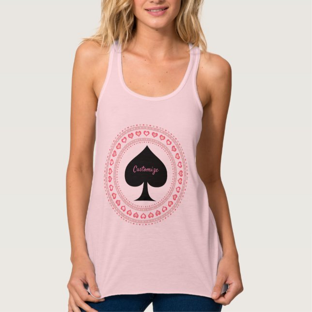 Zirkeln Schwarz Spade Thunder_Cove Tank Top (Vorderseite)
