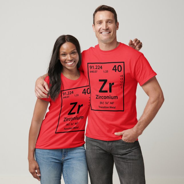 Zirkoniumelement (schwarz) T-Shirt (Unisex)