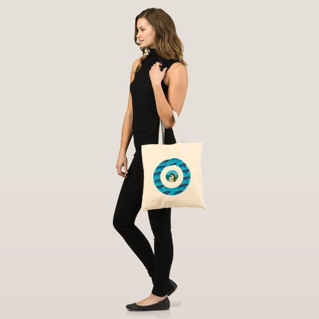 Zirkulardolphin-Muster, Tasche (Vorderseite (Model))
