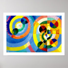 Zirkuläre Formen von Robert Delaunay Poster