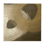 Zirkulärer Sandsturm in Tan und Dunkelbraun Fliese<br><div class="desc">In diesem Gemälde von Megan Meagher wird eine Menge Bewegung gezeigt. Die farbigen Wirbel sehen aus wie kreisförmige Sandstürme, die die Leinwand durchqueren. Lege das heute an deine Wand!</div>