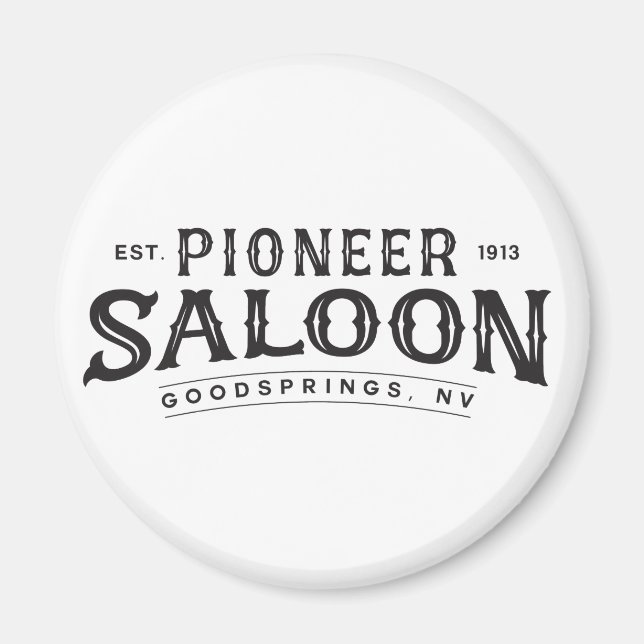 Zirkularmagnet Pioneer Saloon Magnet (Vorne)