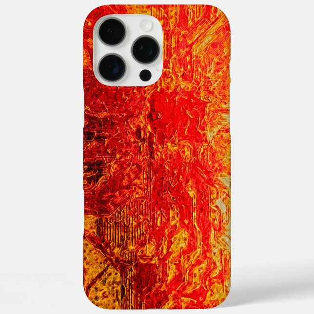 Zirkularplatine: Explosion Case-Mate iPhone Hülle (Rückseite)