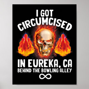Zirkulation von Bowling Odselig spezifischer Spaß Poster