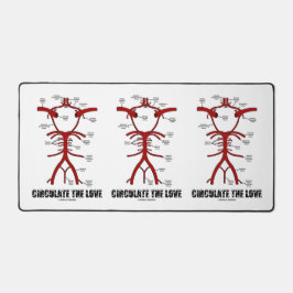 Zirkulieren des Liebe-Circle der Willis-Anatomie-R Schreibtischunterlage