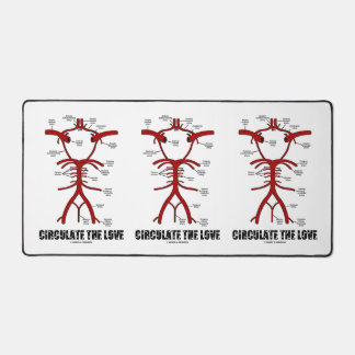 Zirkulieren des Liebe-Circle der Willis-Anatomie-R Schreibtischunterlage