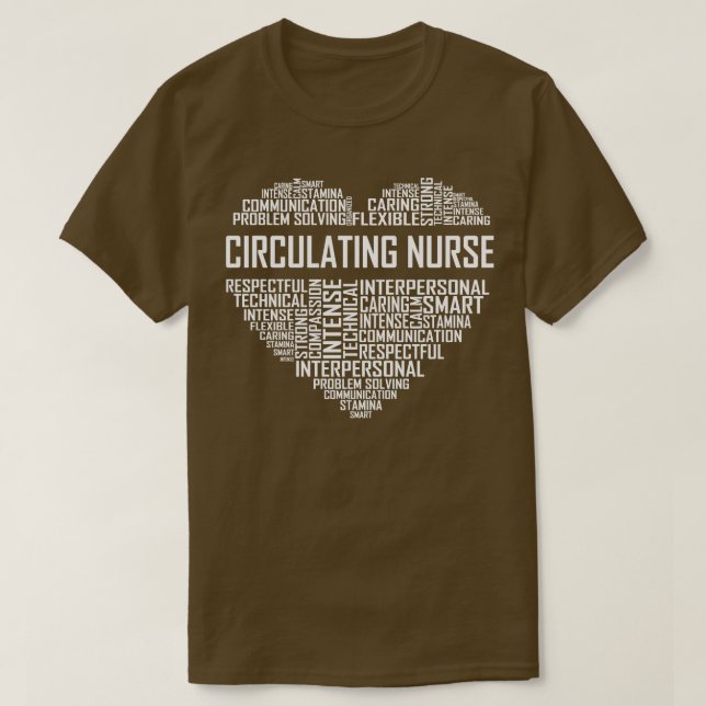 Zirkulierendes Herz T-Shirt (Design vorne)