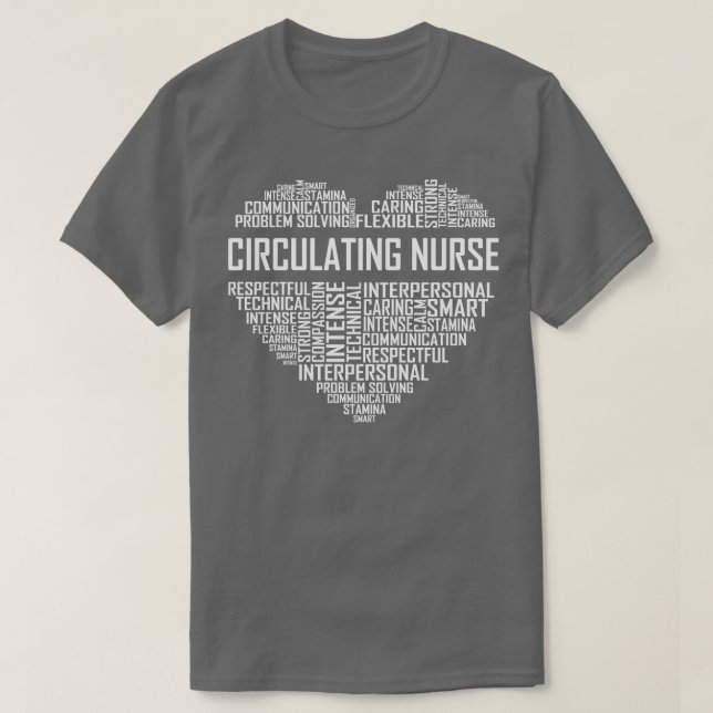 Zirkulierendes Herz T-Shirt (Design vorne)