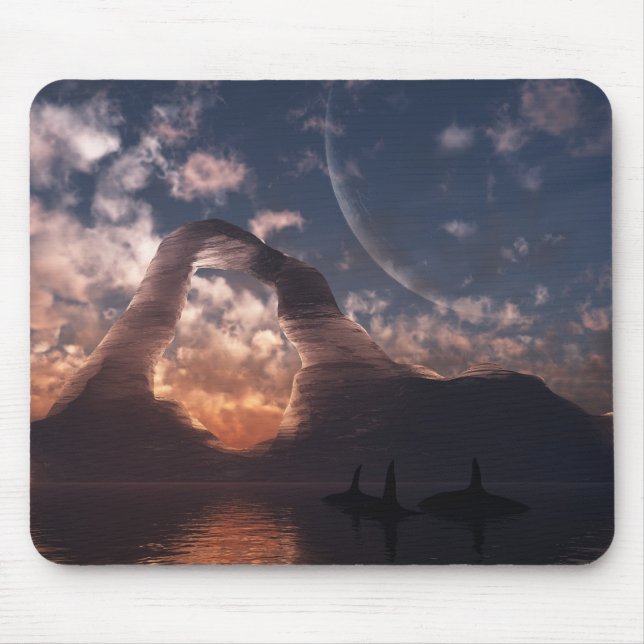 Zirkumpolares Mousepad (Vorne)