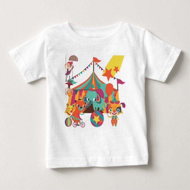 Zirkus-Ausführende Baby T-shirt (Vorderseite)