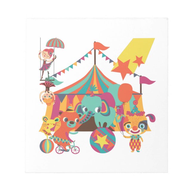 Zirkus-Ausführende Notizblock (Vorderseite)