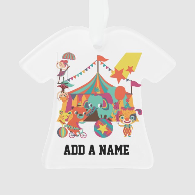 Zirkus-Ausführende Ornament (Vorderseite)