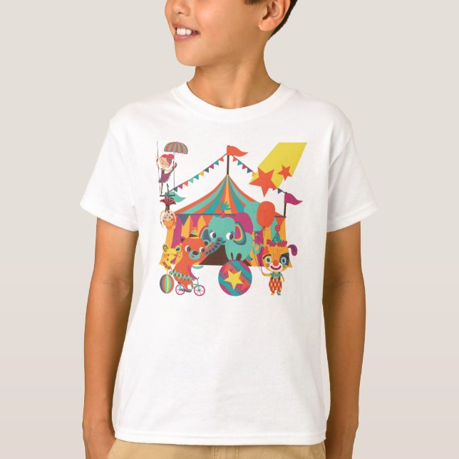 Zirkus-Ausführende T-Shirt (Vorderseite)