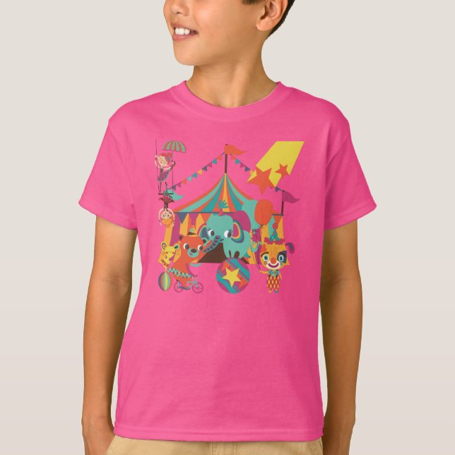 Zirkus-Ausführende T-Shirt (Vorderseite)