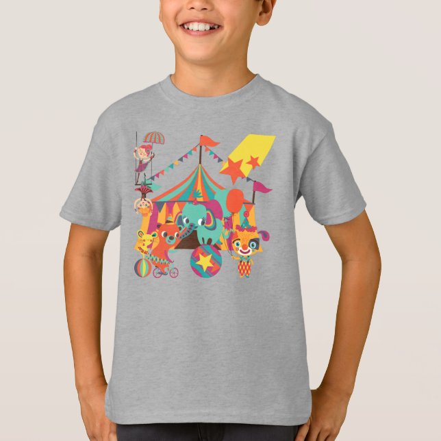 Zirkus-Ausführende T-Shirt (Vorderseite)
