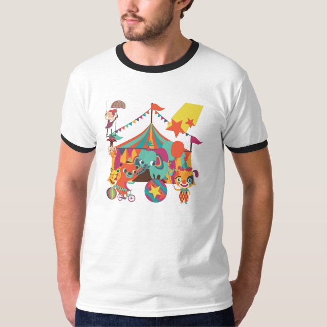 Zirkus-Ausführende T-Shirt (Vorderseite)