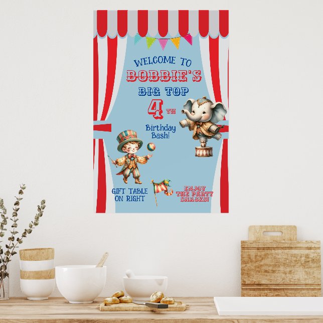 Zirkus Big Top Poster (Küche)