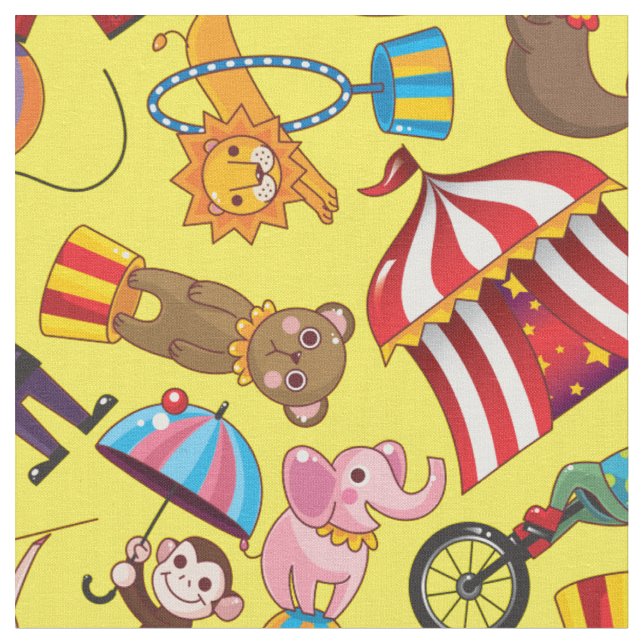 Zirkus Big Top Stoff (Nahaufnahme)