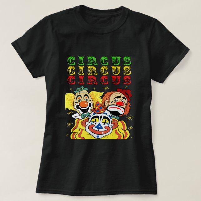 Zirkus-Clowns T-Shirt (Design vorne)
