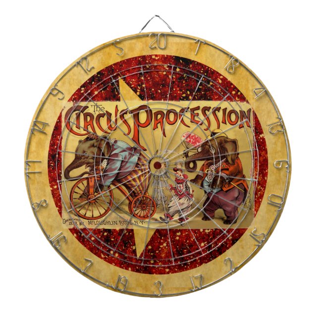 Zirkus Dartboard Dartscheibe (vorne)