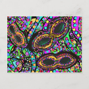 Zirkus der Kunst Postkarte