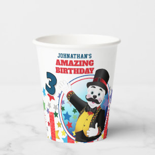 Zirkus Eisbär Ringmaster Geburtstag  Pappbecher