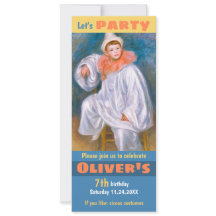 Zirkus Geburtstagsthema CC1067 Renoir White Pierro