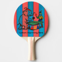 Zirkus, Holzfarben, Clown und Elefant, individuell