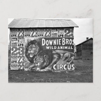 Zirkus in Tennessee, 1930er Postkarte