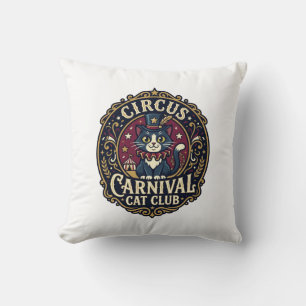 Zirkus Karneval Katze Vater Geschenkidee - Zirkus  Kissen
