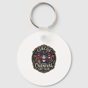 Zirkus Karneval Katze Vater Geschenkidee - Zirkus Schlüsselanhänger