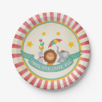 Zirkus-Karnevals-Party-Papier-Teller