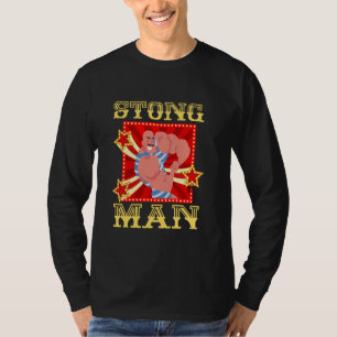 Zirkus-Kostüm für einen starken Mann im Vintage-St T-Shirt