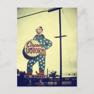 Zirkus Liquor Postkarte