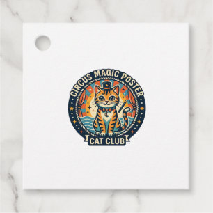Zirkus-Magie-Plakat Katze Süße Kitty Design - Zirk Geschenkanhänger