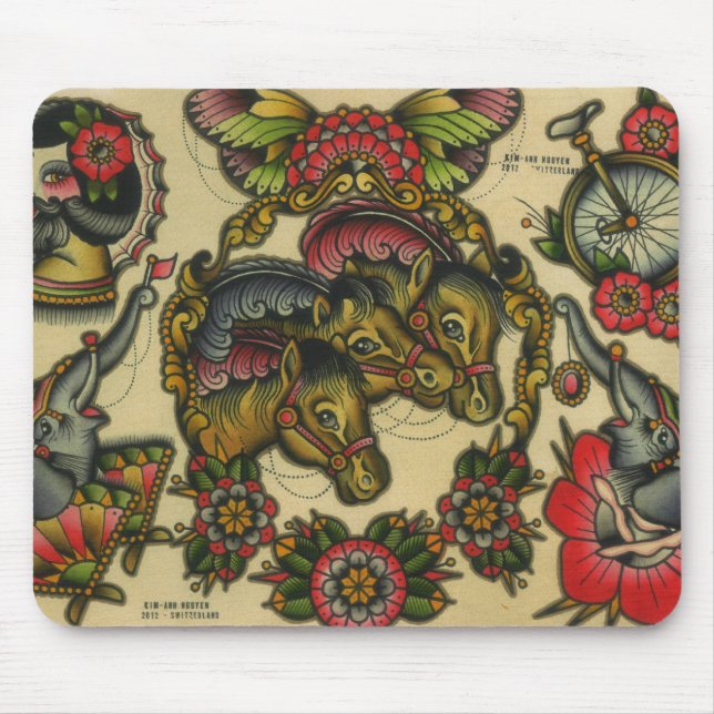 Zirkus Mousepad (Vorne)