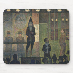 Zirkus-Nebenaufführung durch Georges Seurat 1887 Mousepad