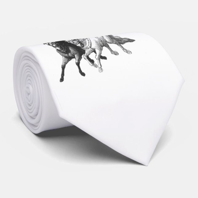 Zirkus-Pferde Krawatte (Gerollt)