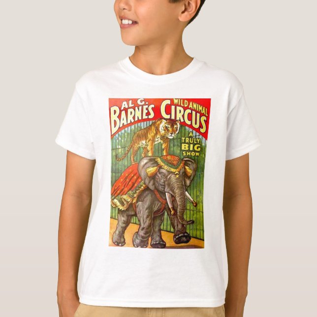 Zirkus-Plakat T-Shirt (Vorderseite)