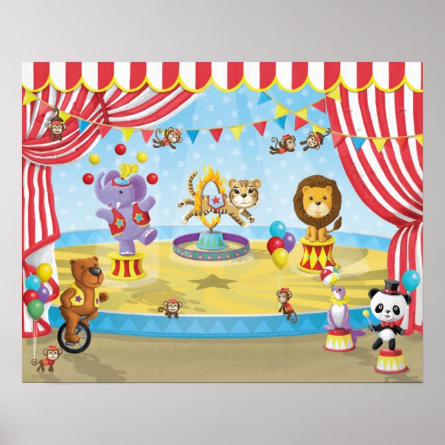 Zirkus Poster (Vorne)