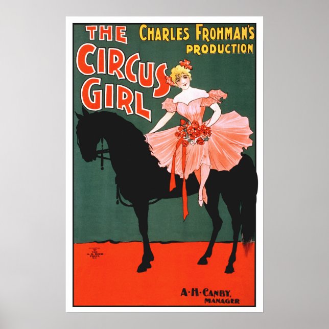 Zirkus-Retrospektive klassische Unterhaltung Poster (Vorne)