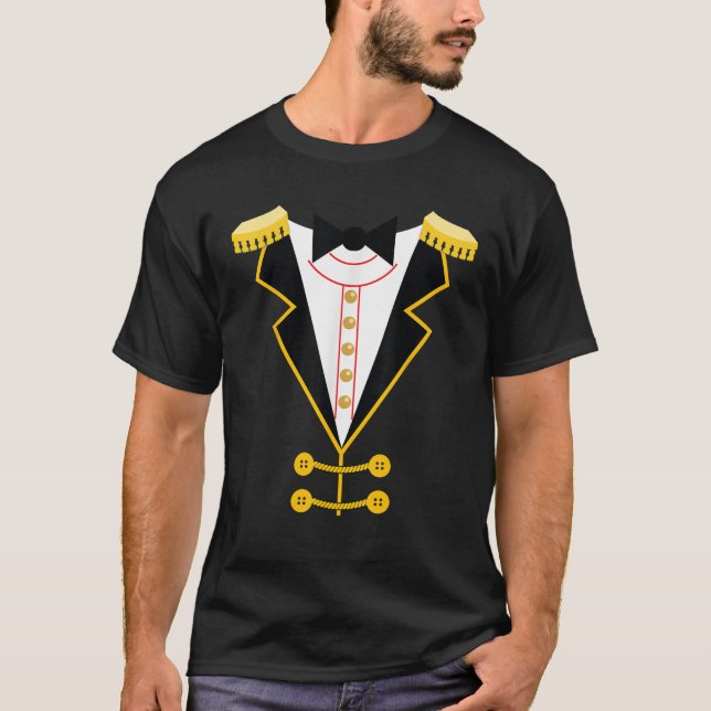 Zirkus-Ringmeister-Kostüm Karneval Thema Halloween T-Shirt (Vorderseite)