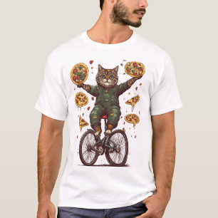 Zirkus Snack Katze – Lustiger Food Jongleur Katze. T-Shirt
